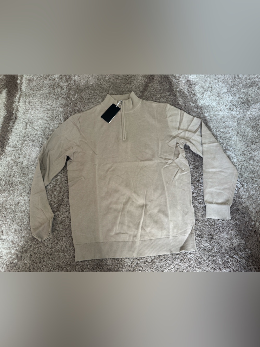 CAPO EGYPTIAN COTTON 1/4 ZIP TOP